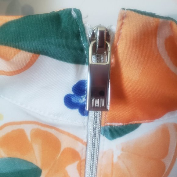 TAIL Women's Fun in the Sun Happy Long Sleeve 3/4 Zip - Orange Crush - XXL - Picture 7 of 13